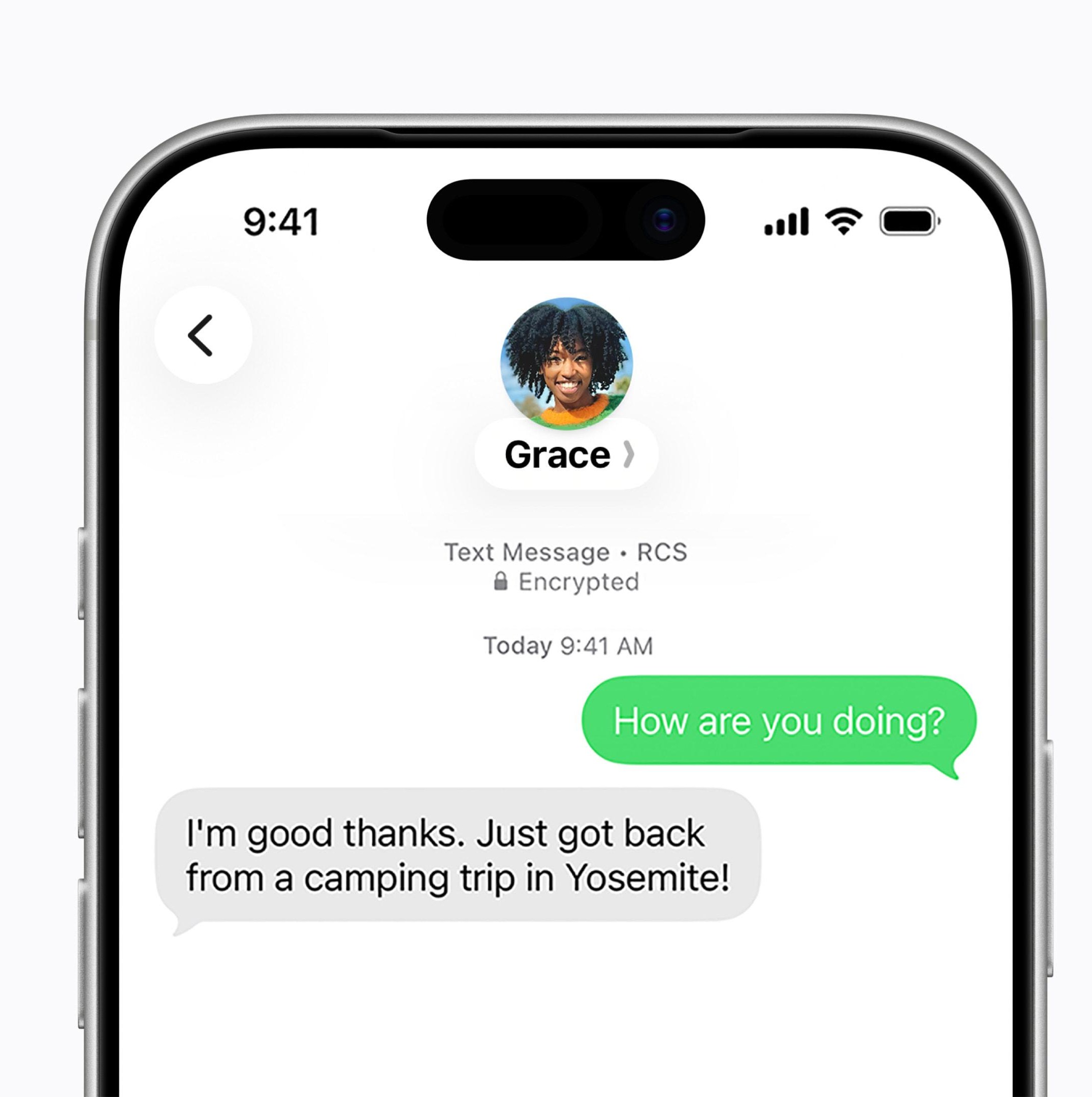 Apple brings encrypted RCS chats to iPhone
