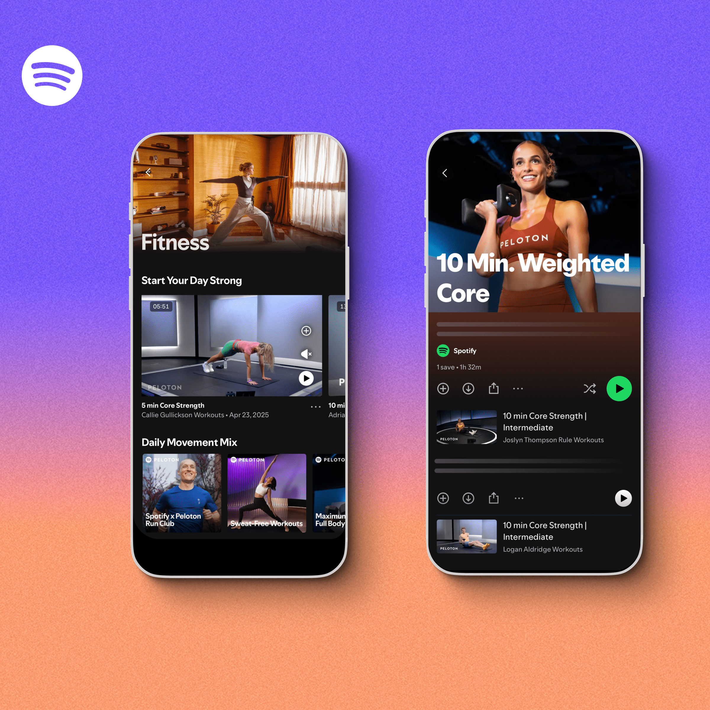 Spotify is partnering with Peloton for guided workouts