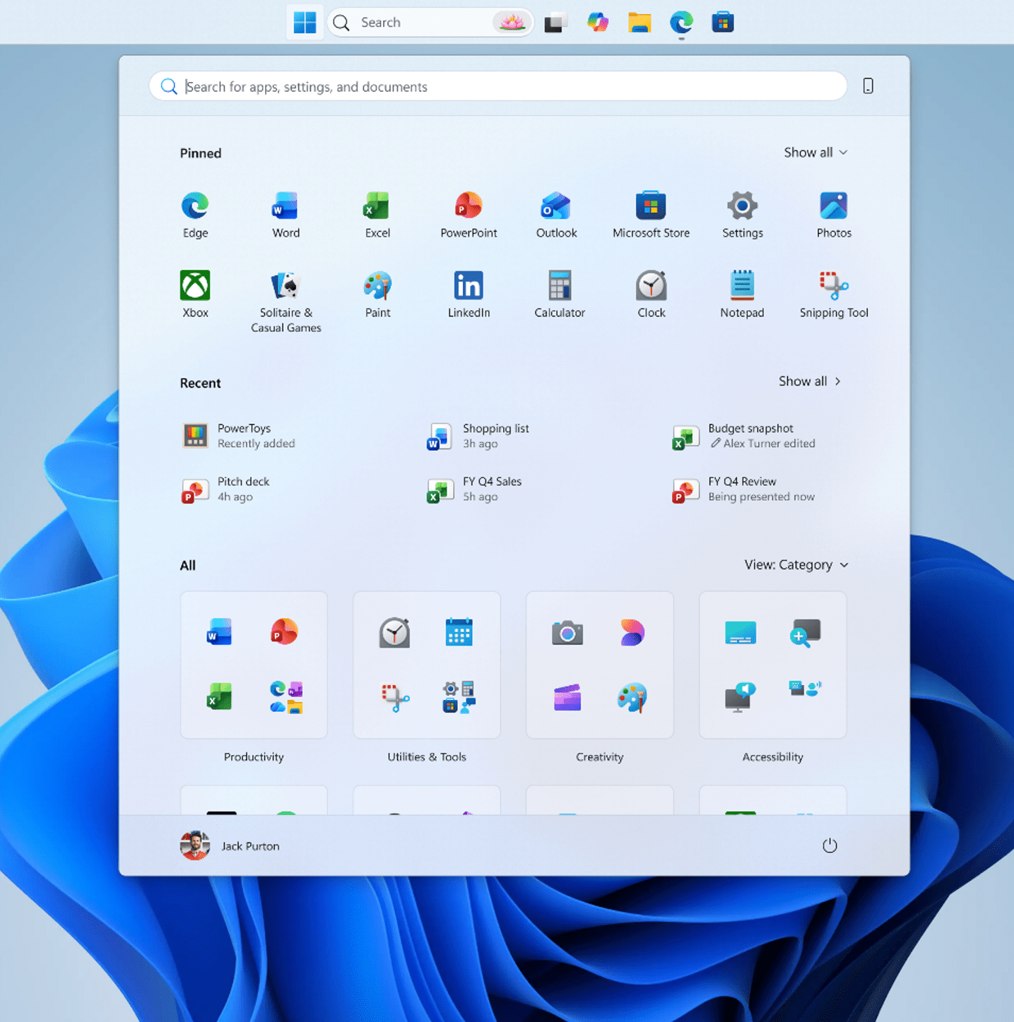 Windows 11 tests an adjustable taskbar and resizable Start menu